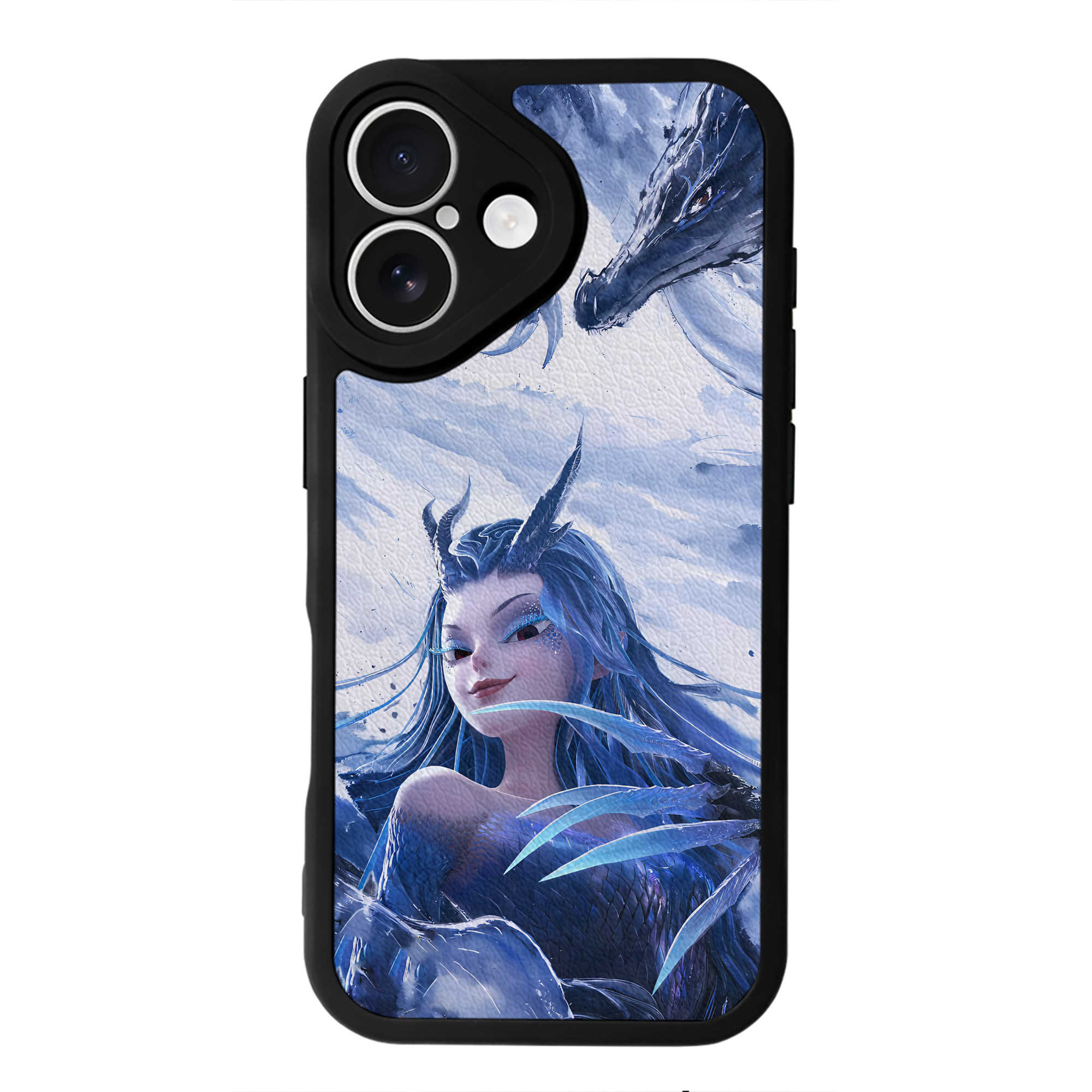 （画像用） Ne Zha 2 ナタ 魔童の大暴れ 【iPhone 16シリーズ対応】シリコンスマホケース（レザー調） 材質：シリコン